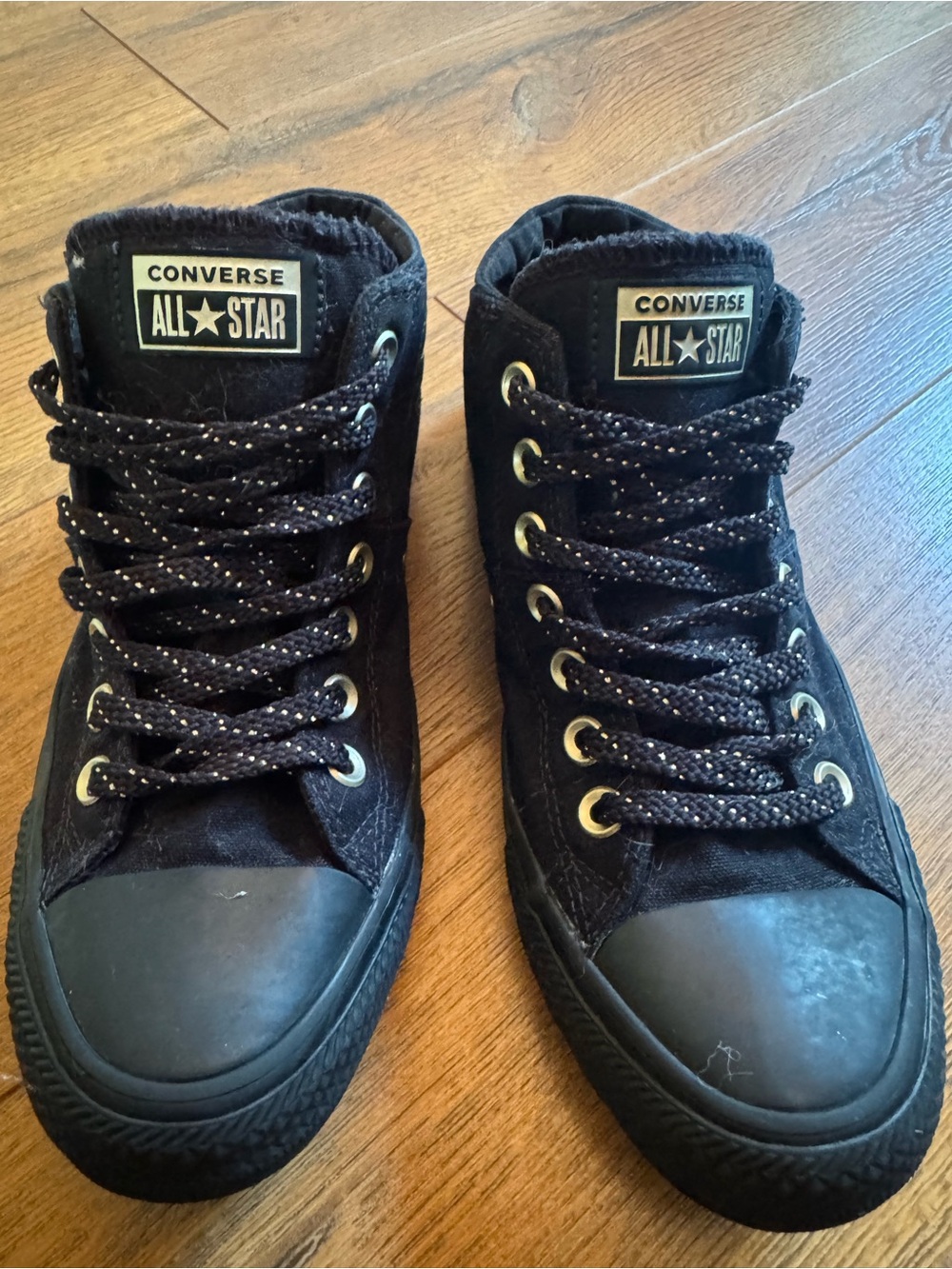 Converse Black High-Top Women's Sneakers - Picture 3 of 3